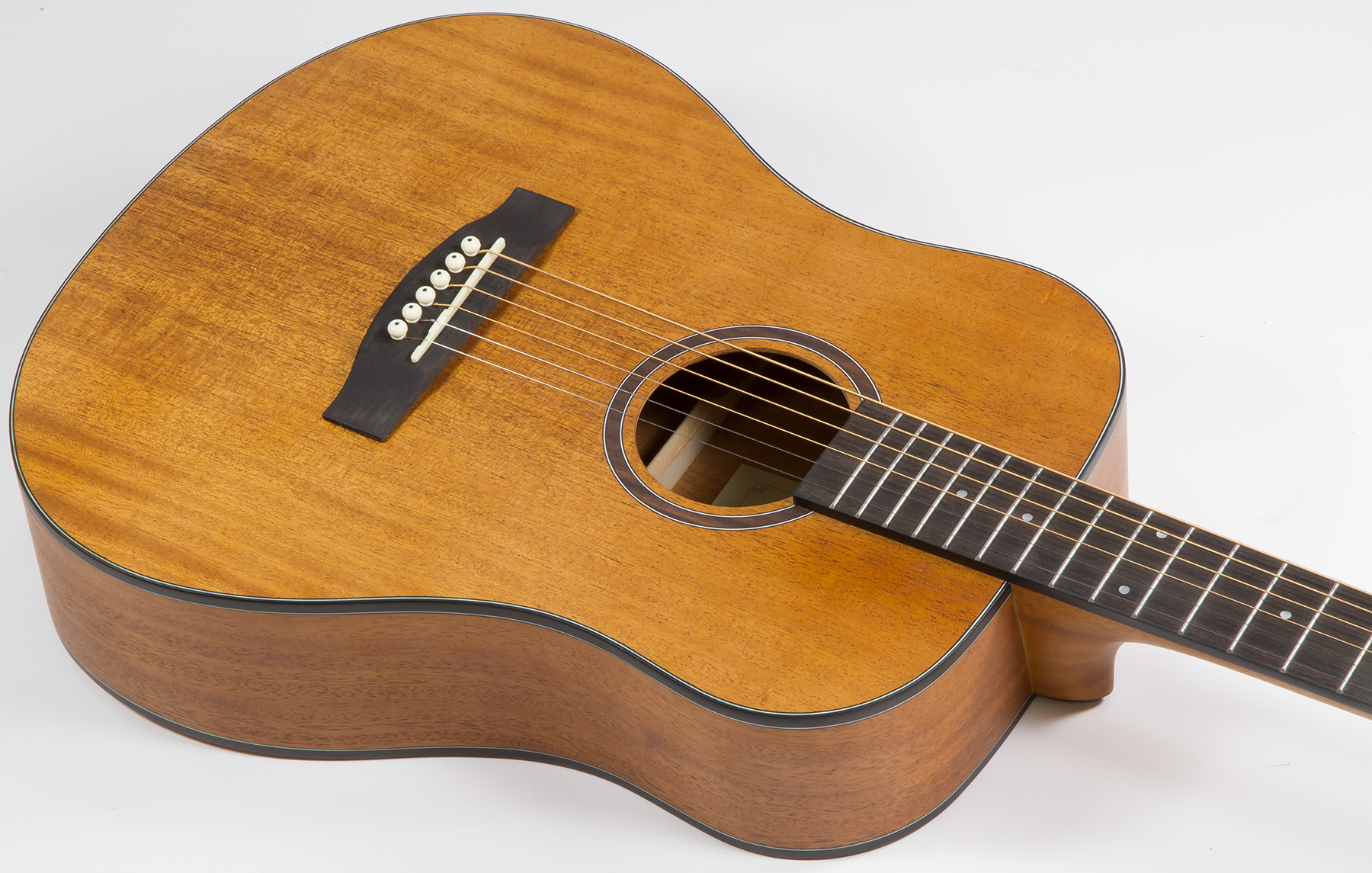 Eastone Bg100-nat Mini Dreadnought Tout Acajou - Natural Satin - Guitare Acoustique Voyage - Variation 2