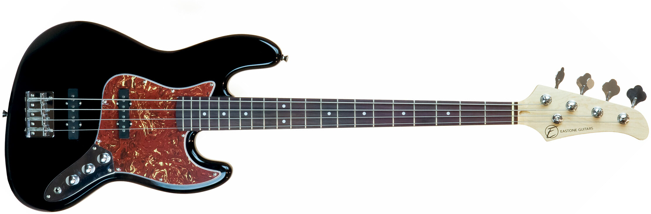 Eastone Jab Pur - Black - Basse Électrique Solid Body - Main picture