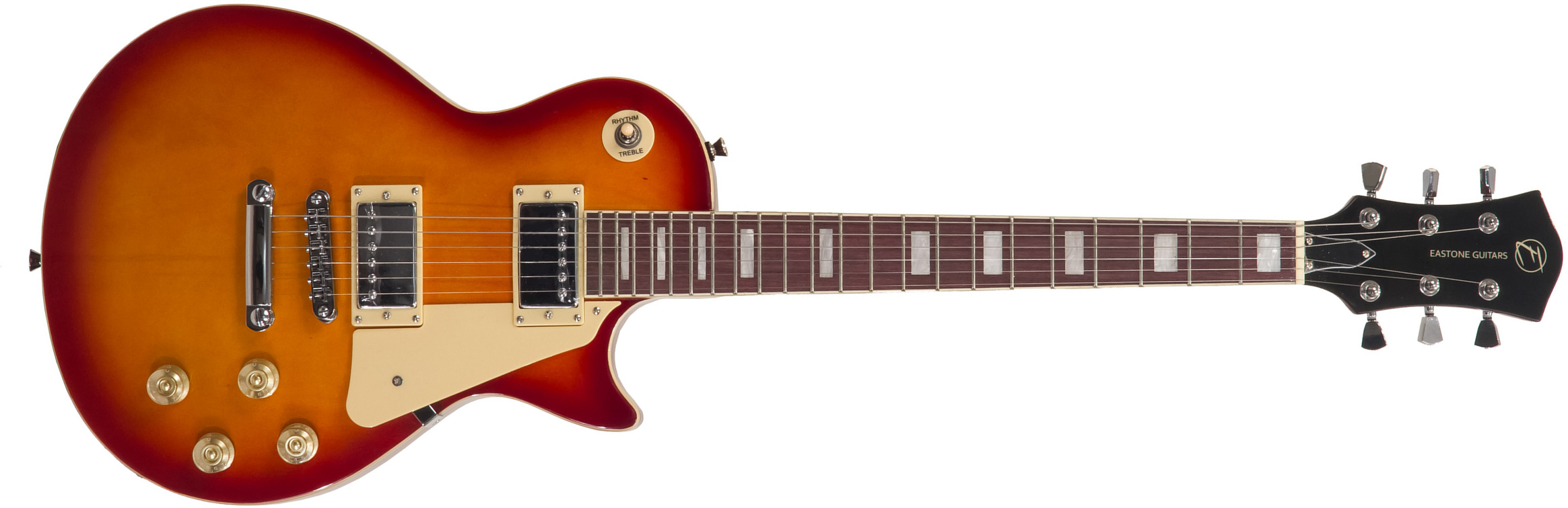 Eastone Lp100 Hh Ht Pur - Cherry Sunburst - Guitare Électrique Single Cut - Main picture