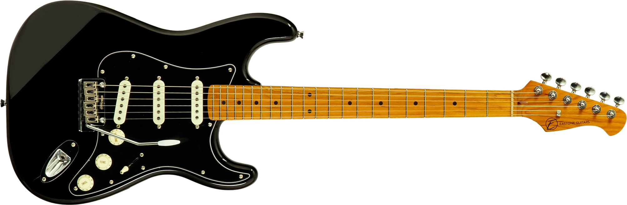 Eastone St100-blk-rw 3s Trem Rw - Black - Guitare Électrique Forme Str - Main picture