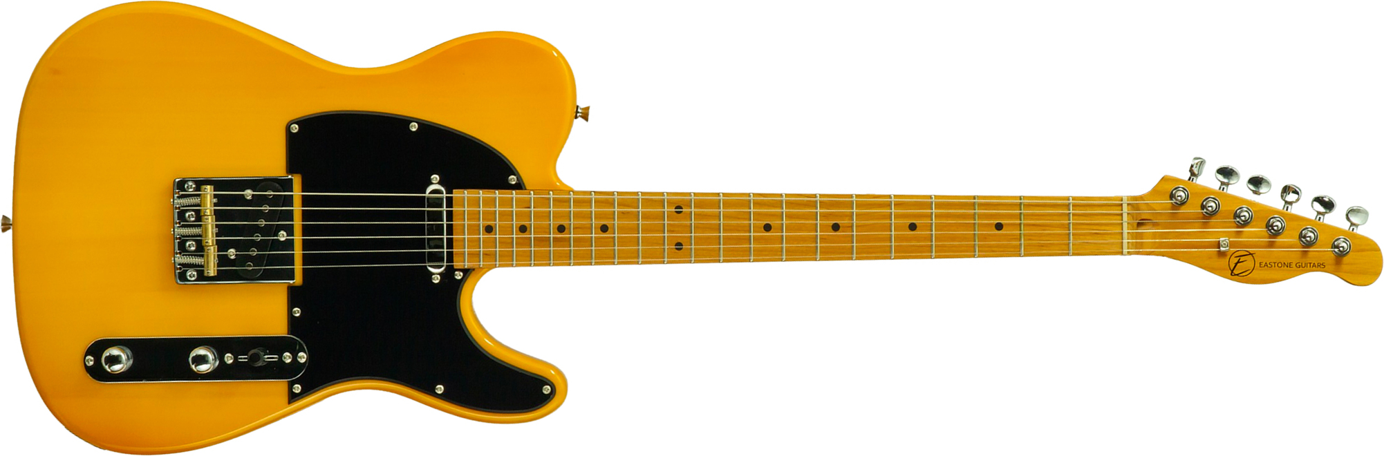Eastone Tl100r-bts-mn 2s Ht Mn - Butterscotch - Guitare Électrique Forme Tel - Main picture