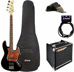 Pack basse electrique Eastone JAB +Ashdown Studio Tour Bus +Accessoires - Black