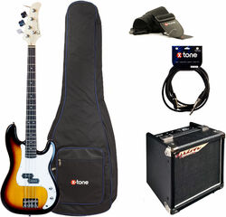 Pack basse electrique Eastone PRB +Ashdown Studio Tour Bus +Accessoires - 3 tone burst