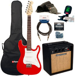 Pack guitare électrique Eastone STR MINI +Blackstar Debut 10E +Accessories - Red