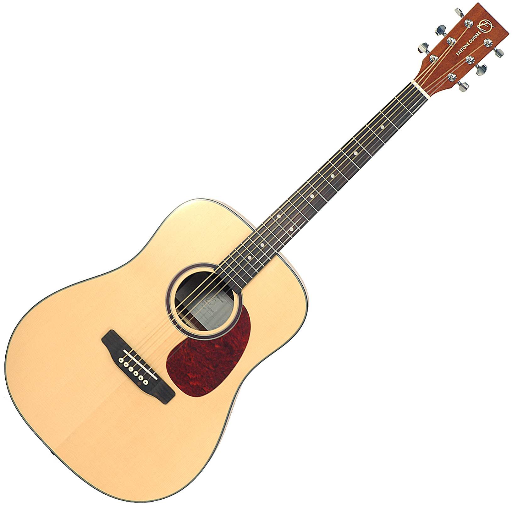 Eastone Dr200-nat +housse X-tone 2003 +accordeur +capo +stand - Natural - Pack Guitare Acoustique - Variation 1