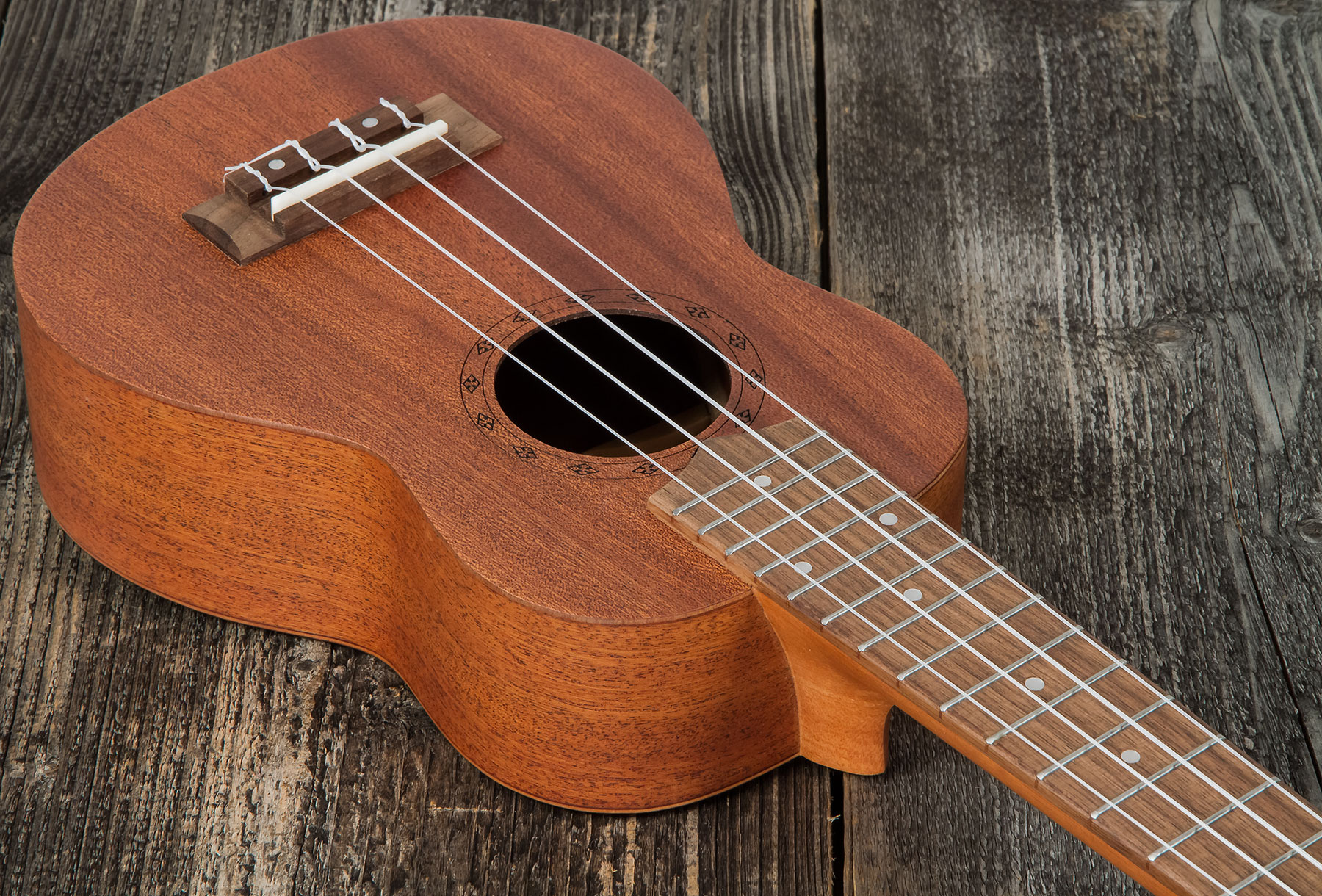 Eastone E11c21 Soprano Tout Sapele Son - Natural Matte - UkulÉlÉ - Variation 1