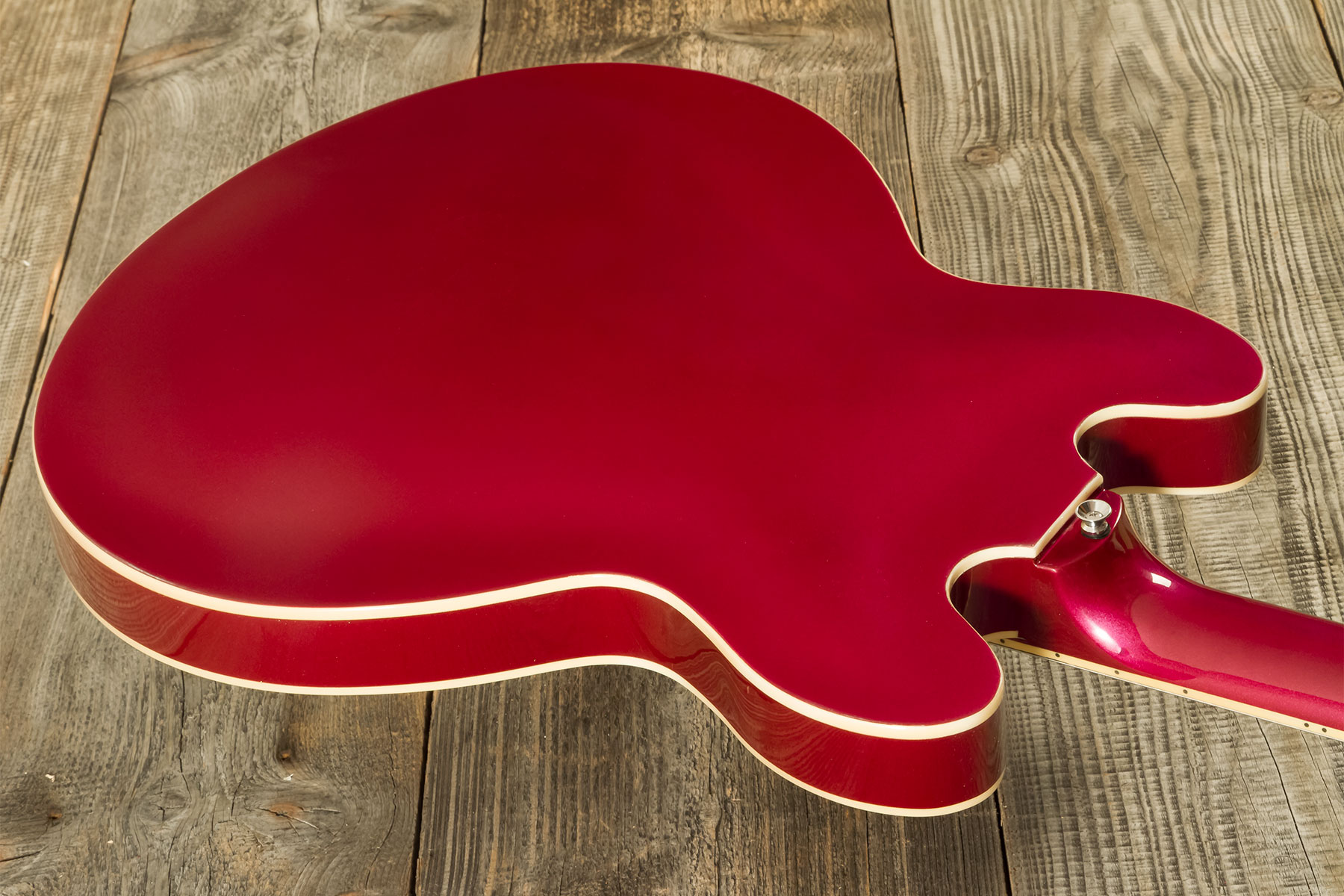 Eastone Gj70-win - Wine - Guitare Électrique 1/2 Caisse - Variation 6