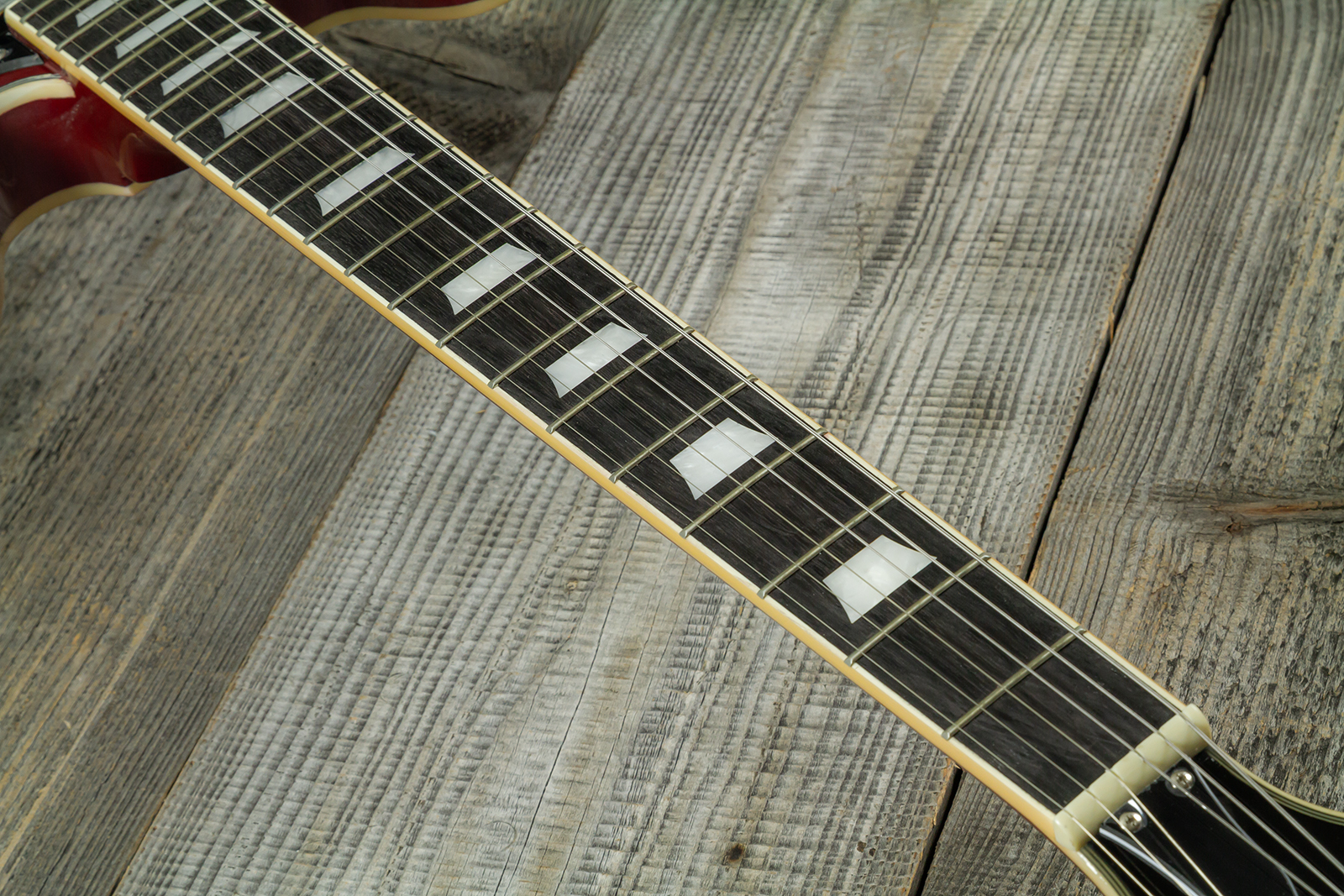 Eastone Gj70-win - Wine - Guitare Électrique 1/2 Caisse - Variation 15