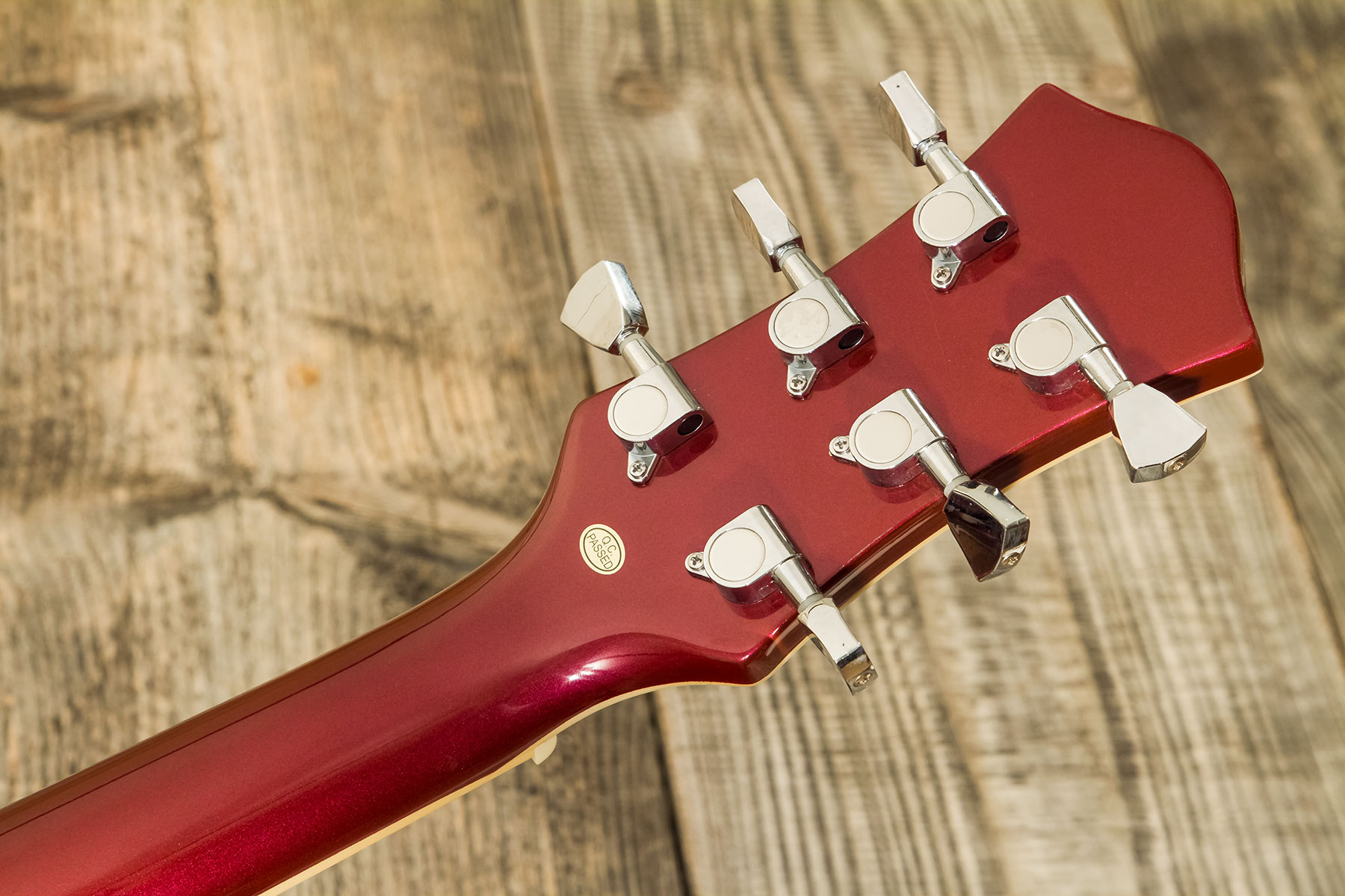 Eastone Gj70-win - Wine - Guitare Électrique 1/2 Caisse - Variation 8