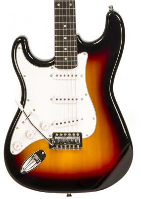 Guitare électrique solid body Eastone STR70T 3TS Gaucher (PUR) - Sunburst
