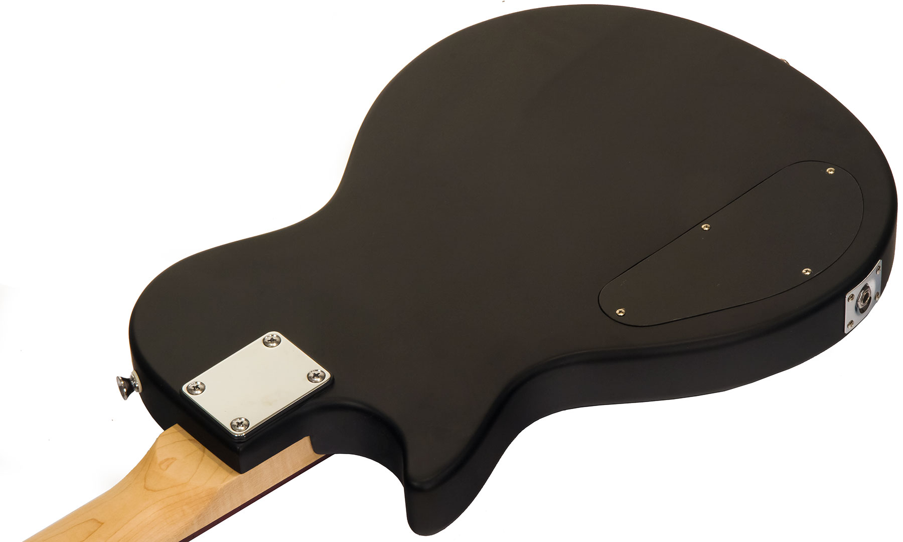 Eastone Lpl70 Hh Ht Pur - Black Satin - Guitare Électrique Single Cut - Variation 3