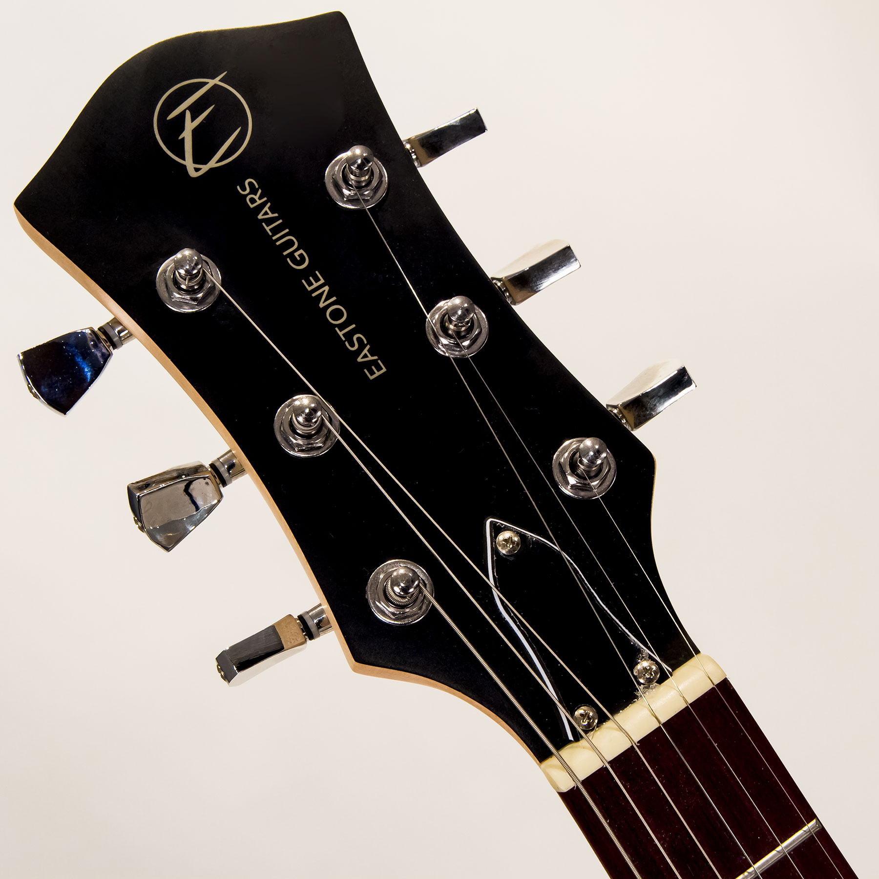 Eastone Lpl70 Hh Ht Pur - Black Satin - Guitare Électrique Single Cut - Variation 4