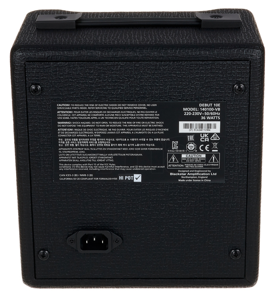 Eastone Metdc +blackstar Debut 10 +cable +clip-on Tuner +mediators +housse +courroie - Black Satin - Pack Guitare Électrique - Variation 9