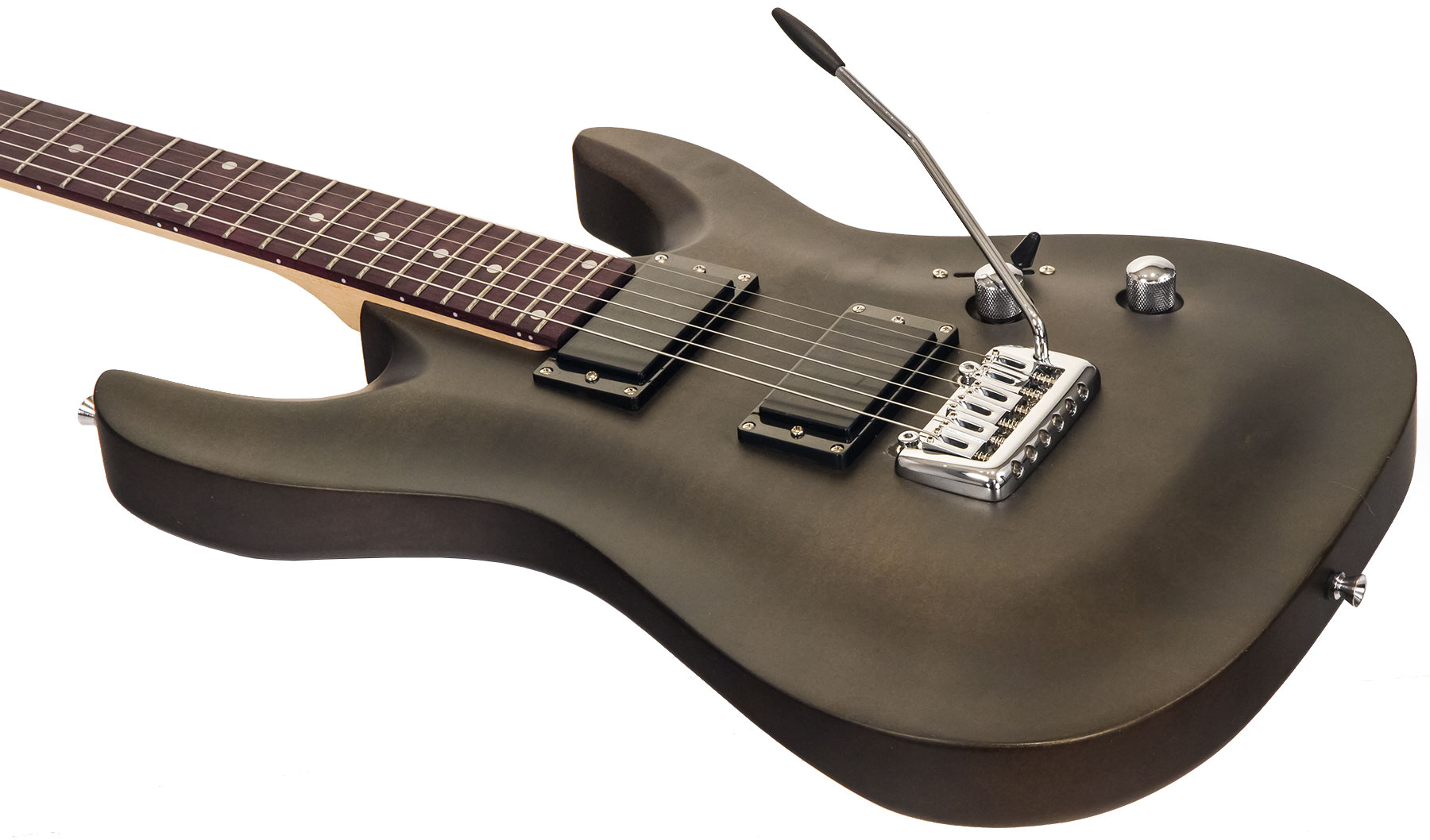 Eastone Metdc Hh Trem Pur - Black Satin - Guitare Électrique Forme Str - Variation 2