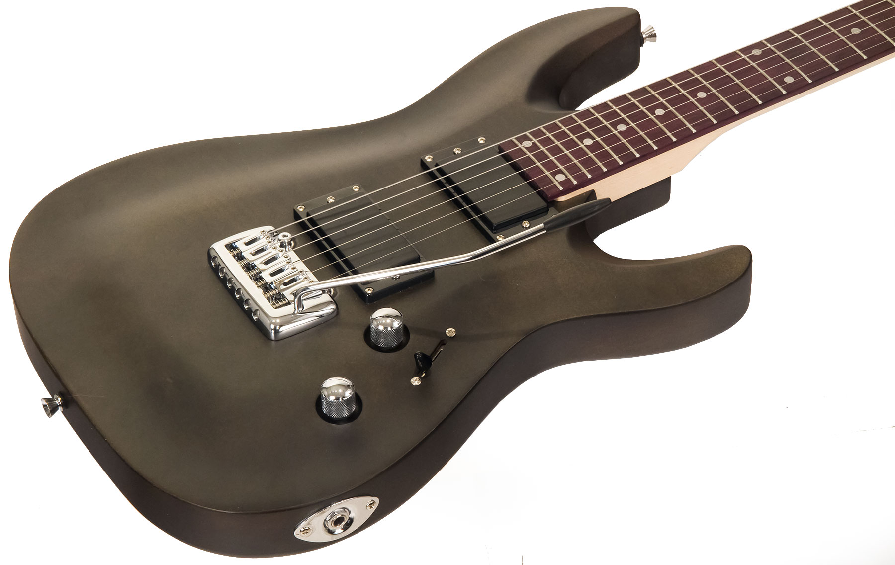 Eastone Metdc Hh Trem Pur - Black Satin - Guitare Électrique Forme Str - Variation 1