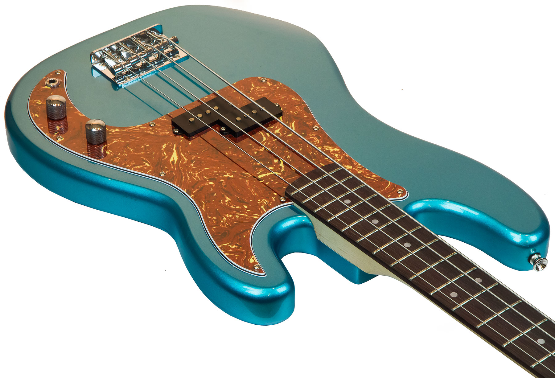 Eastone Prb Pur - Metallic Light Blue - Basse Électrique Solid Body - Variation 2