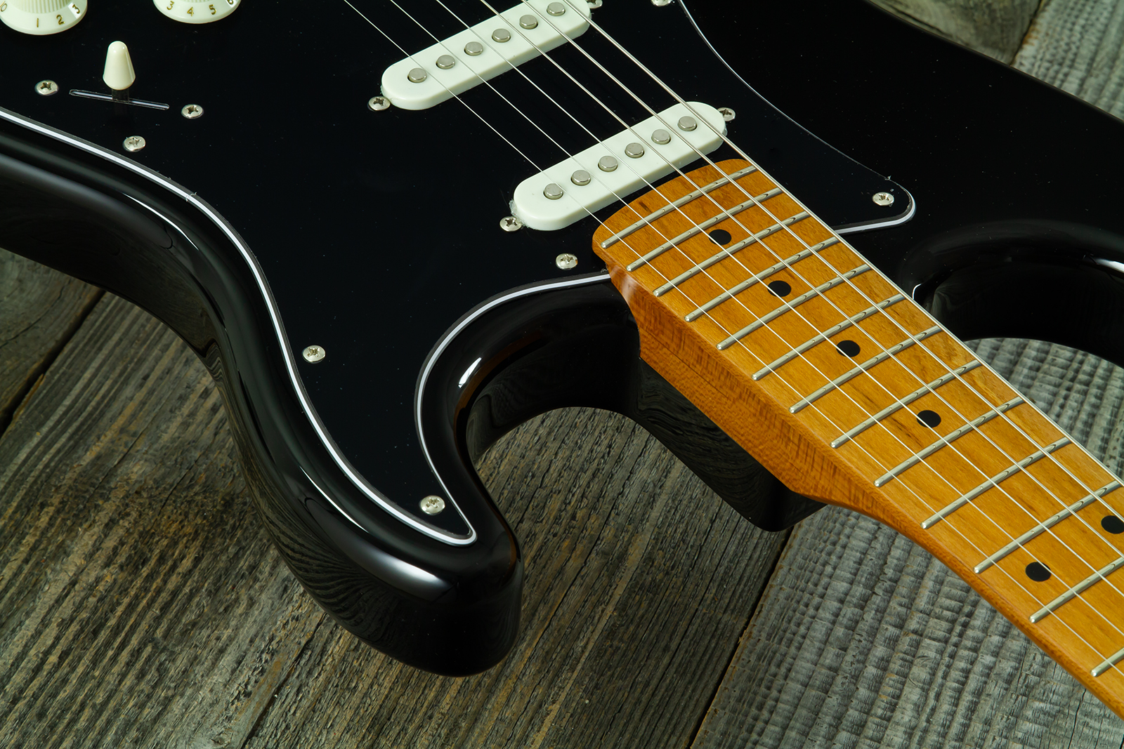 Eastone St100r-blk-mn 3s Trem Mn - Black - Guitare Électrique Forme Str - Variation 4