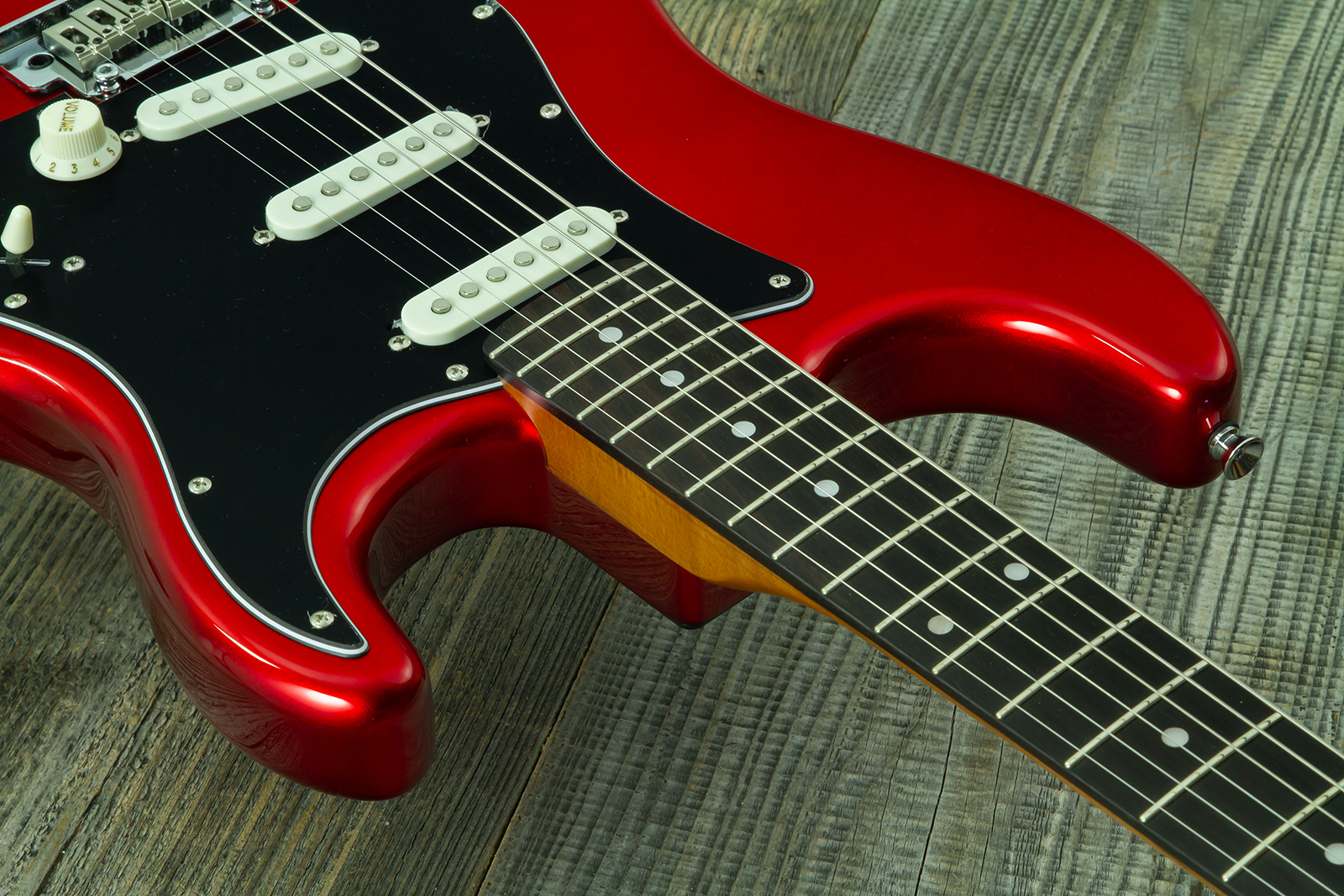 Eastone St100r-mr-rw 3s Trem Rw - Candy Apple Red - Guitare Électrique Forme Str - Variation 5