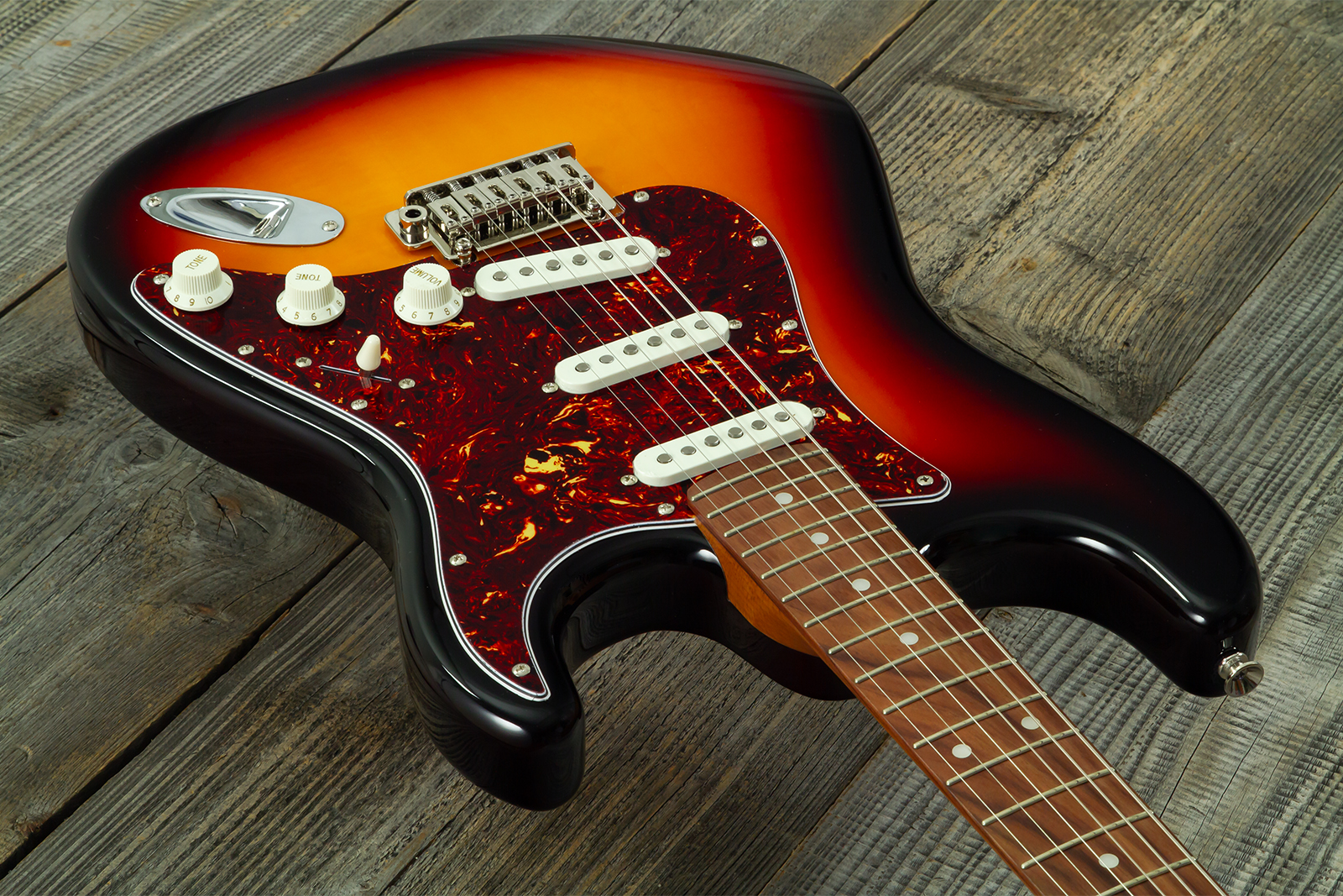 Eastone St500r-fs2t-rw 3s Trem Rw - 2-tone Burst - Guitare Électrique Forme Str - Variation 2
