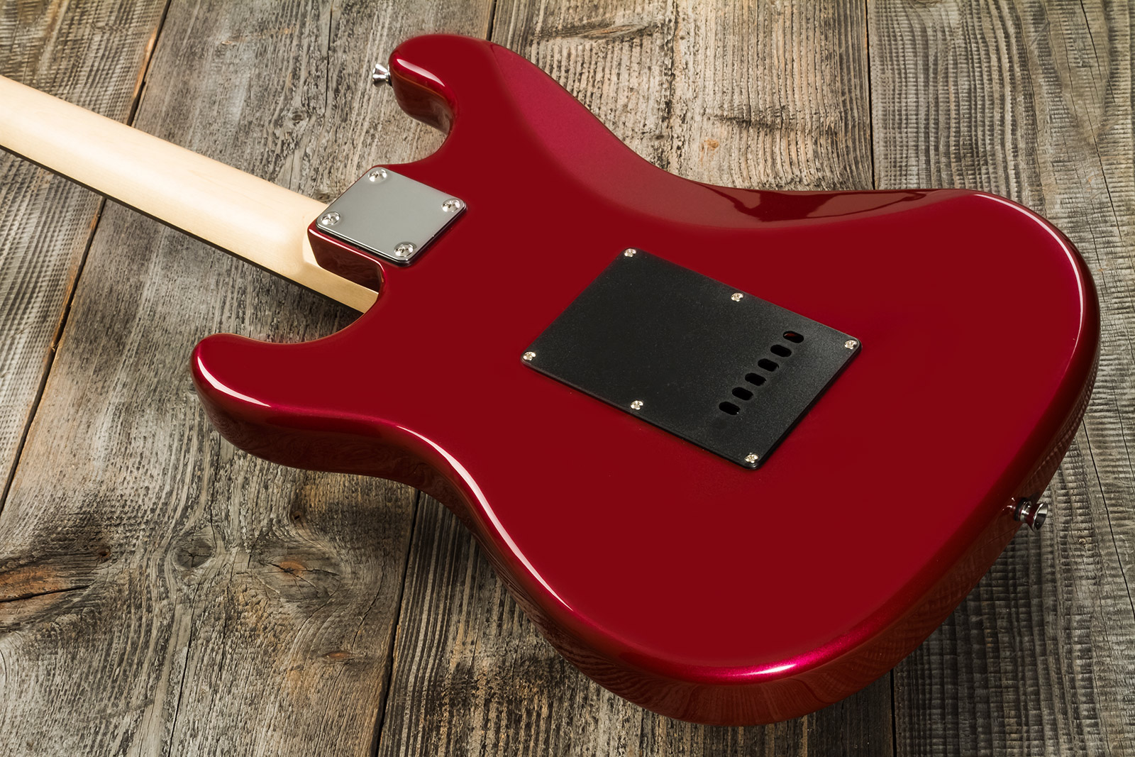Eastone Str70t 3s Trem Pur - Dark Red - Guitare Électrique Forme Str - Variation 9