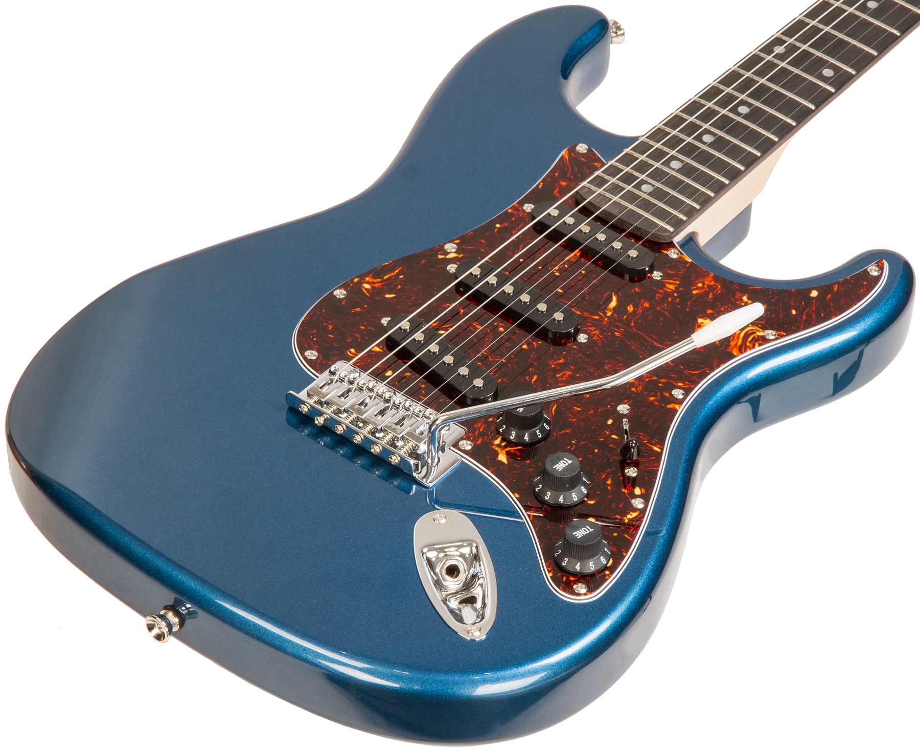 Eastone Str70t 3s Trem Pur - Lake Placid Blue - Guitare Électrique Forme Str - Variation 1