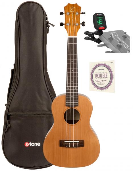 Ukulélé Eastone U23E Concert +Accessories - Natural