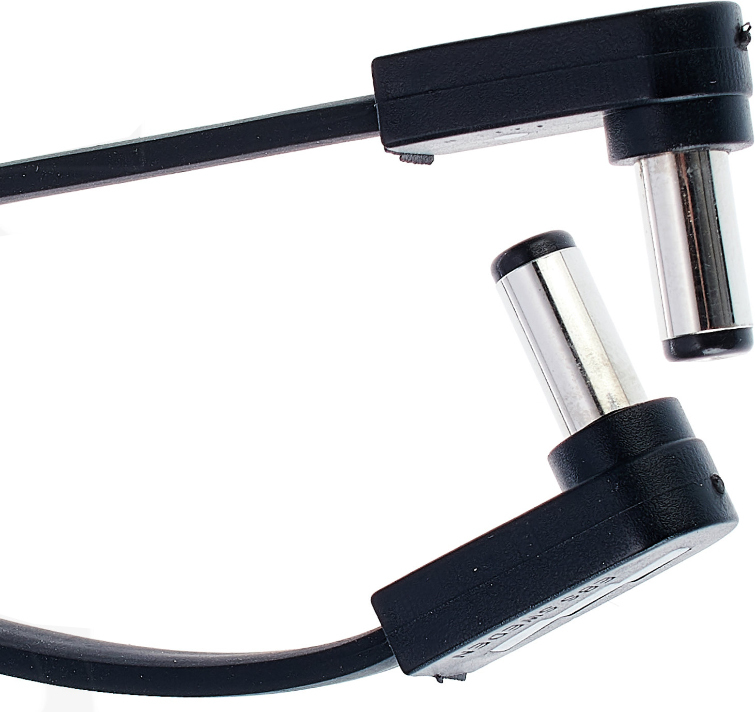 Ebs Cable Alimentation Pedale Dc Power Flat Cable Dc1-38 90/90 Coude/coude 38cm - Alimentation - Main picture