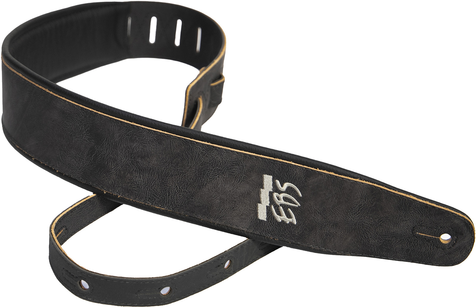 Ebs Sangles Cuir Stained Black - Sangle Courroie - Main picture