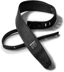 Sangle cuir Smooth Mat Black