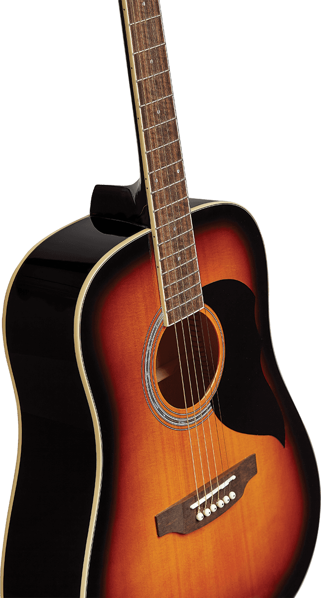 Eko Ranger 6 Dreadnought - Brown Sunburst - Guitare Acoustique - Variation 1