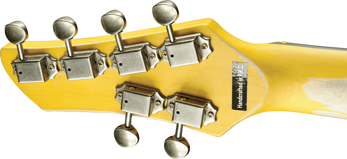 Basse électrique EKO PB-300 - Corps Peuplier, Manche érable, Micros Split-coil - Coloris Sunburst