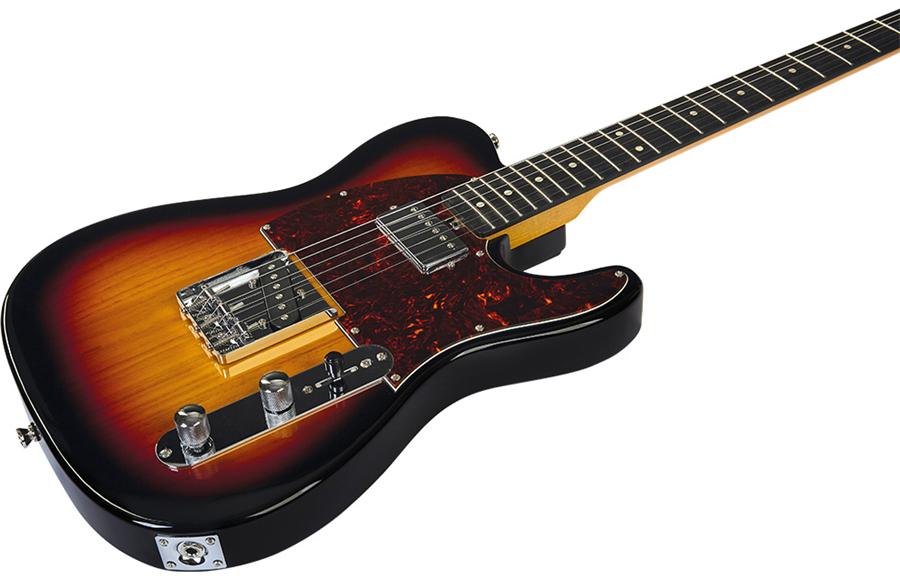 Eko Tero V-nos Original Sh Ht Wpc - Sunburst - Guitare Électrique Forme Tel - Variation 2