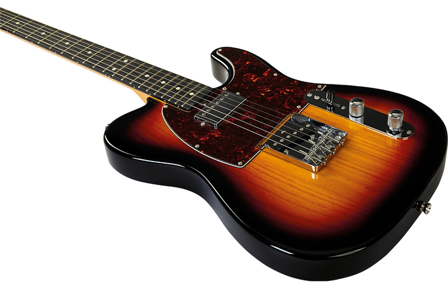 Eko Tero V-nos Original Sh Ht Wpc - Sunburst - Guitare Électrique Forme Tel - Variation 3