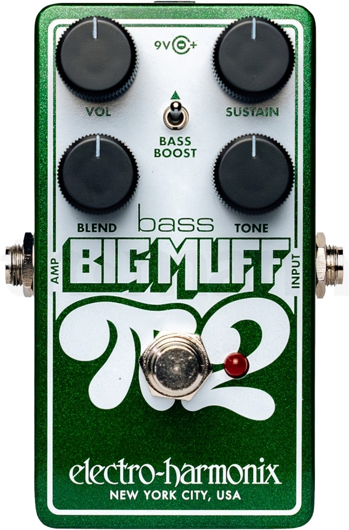 Electro Harmonix Bass Big Muff Pi 2 Dual Op-amp Fuzz - PÉdale Overdrive / Distortion / Fuzz Basse - Main picture