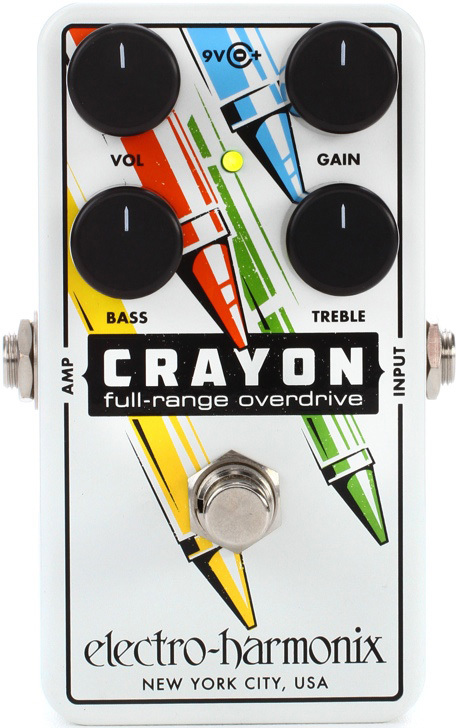 Electro Harmonix Crayon 76 Full-range Overdrive - PÉdale Overdrive / Distortion / Fuzz - Main picture