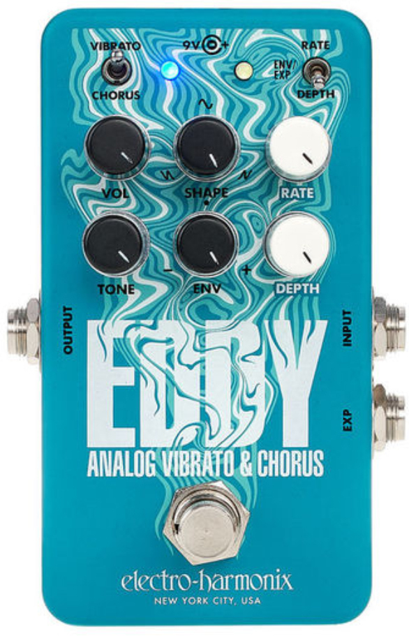 Electro Harmonix Eddy Vibrato Chorus - PÉdale Chorus / Flanger / Phaser / Tremolo - Main picture