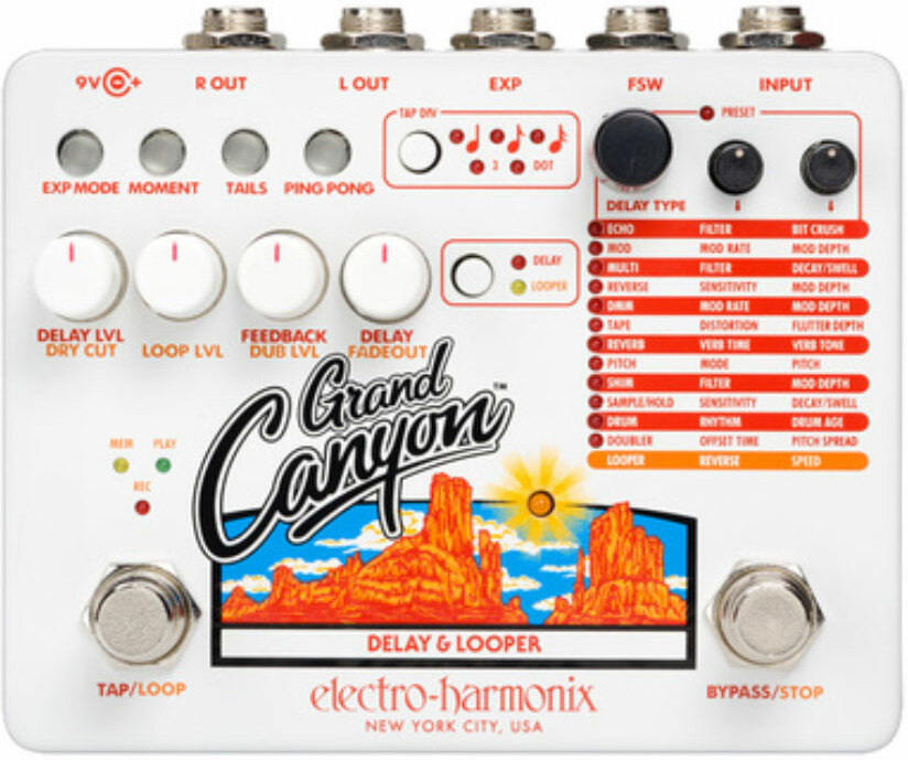 Electro Harmonix Grand Canyon Delay & Looper - PÉdale Looper - Main picture