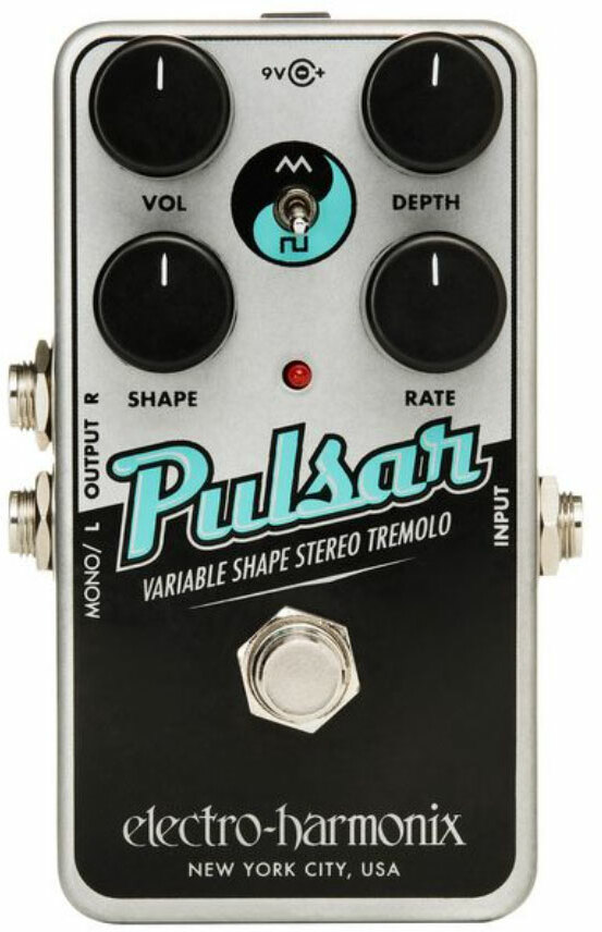 Electro Harmonix Nano Pulsar Variable Shape Stereo Tremolo - PÉdale Chorus / Flanger / Phaser / Tremolo - Main picture