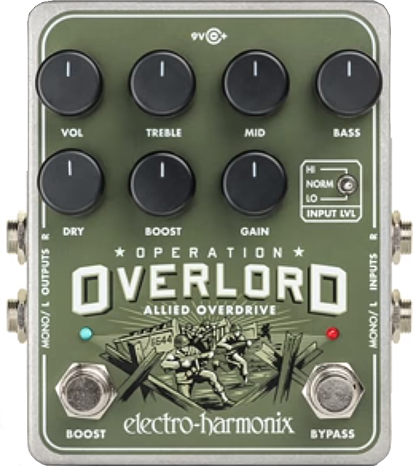 Electro Harmonix Operation Overlord Allied Overdrive - PÉdale Overdrive / Distortion / Fuzz - Main picture