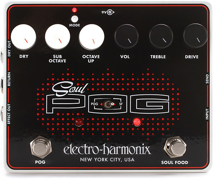 Electro Harmonix Soul Pog Multi Effect Nano Pog + Soul Food - PÉdale SynthÉtiseur Guitare - Main picture