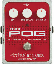 Pédale synthétiseur guitare Electro harmonix Micro POG