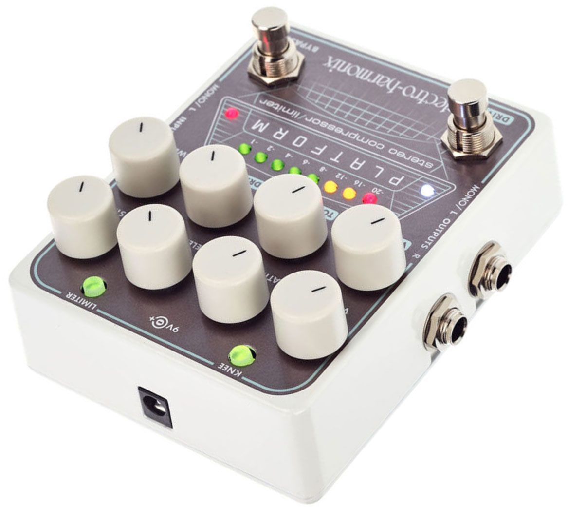 Electro Harmonix Platform Stereo Compressor/limiter Overdrive - PÉdale Compression / Sustain / Noise Gate Basse - Variation 3