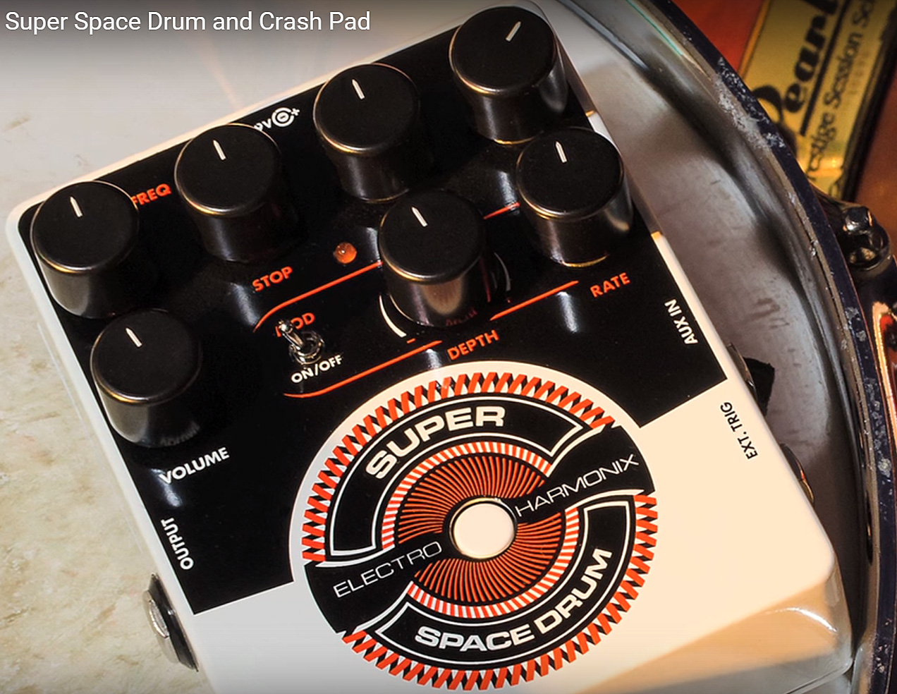 Electro Harmonix Super Space Drum Analog Drum Synthesizer - PÉdale SynthÉtiseur Guitare - Variation 1