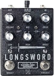 Pédale overdrive / distortion / fuzz Electronic audio experiments LONGSWORD