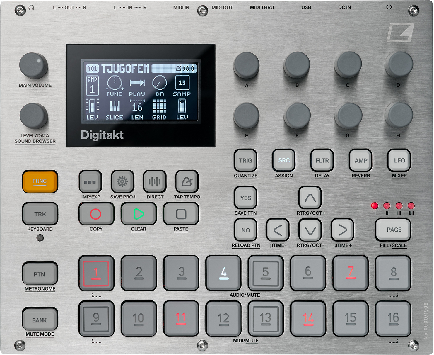 Elektron Digitakt E25 Remix Edition - Sampleur / Groovebox - Main picture