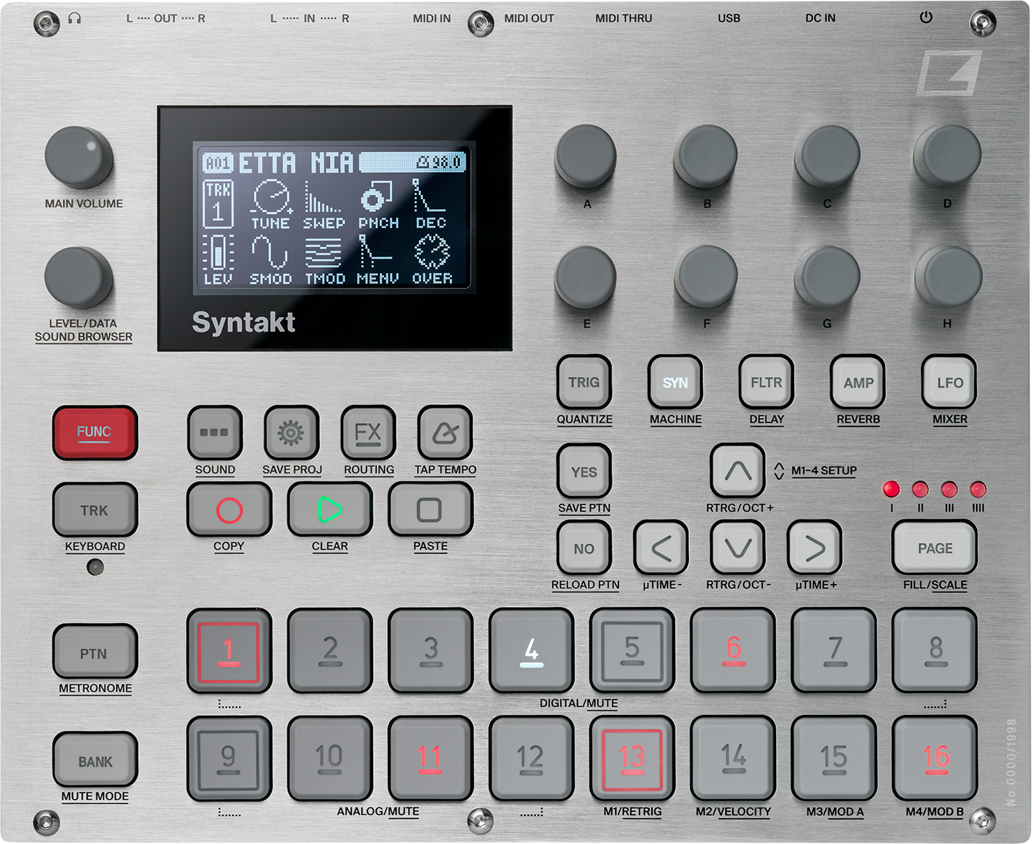 Elektron Syntakt E25 Remix Edition - Sampleur / Groovebox - Main picture