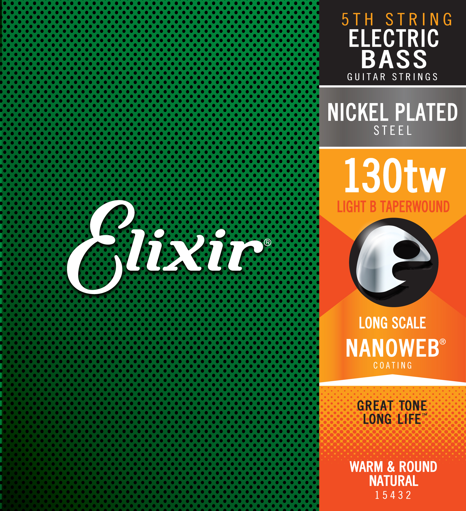 Elixir Corde Au DÉtail Bass (x1) 15432 Nanoweb Nickel Plated 130tw - Cordes Basse Électrique - Main picture