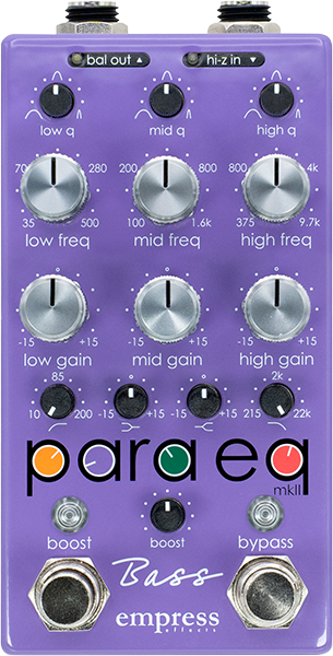 Empress Bass Para Eq - PÉdale Equaliseur / Enhancer Basse - Main picture
