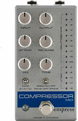 Pédale compression / sustain / noise gate  Empress Compressor MKII Silver