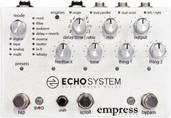 Pédale reverb / delay / echo Empress Echosystem Dual Delay